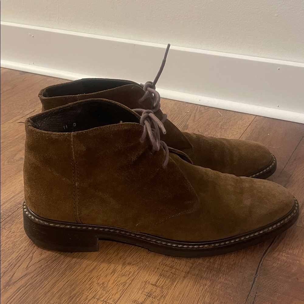 Banana Republic Men's Brown Suede Desert Chukka Boots Size 11